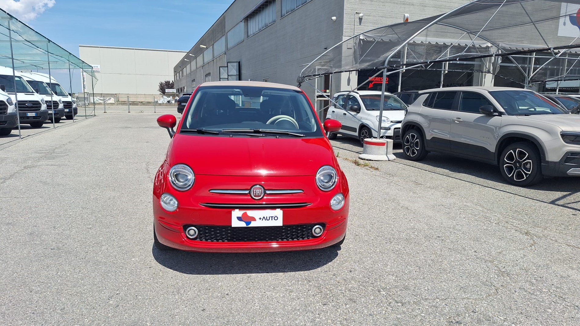 Fiat 500 C 1.0 Hybrid Red SOLI 32.000 KM!!!